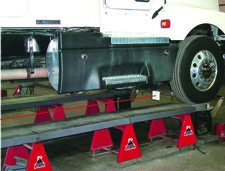 alignment axle tandem rear trailer
