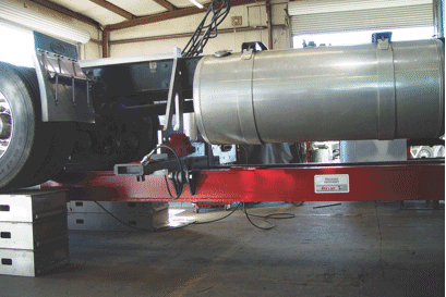 Frame Press used with Portable Aluminum Runways